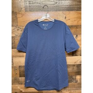 BYLT Premium Basics Men's Crew Neck Short Sleeve T Shirt Blue Size L
